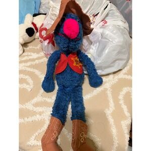 Vintage‎ Knickerbocker Marshall Grover Sesame Street Plush Toy 19" Fast Shipping
